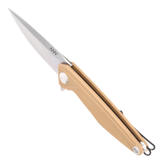 ANV Knives Einhandmesser Z300 G10 Sleipner Stahl coyote/stonewash inkl. Grtelclip Bild 6