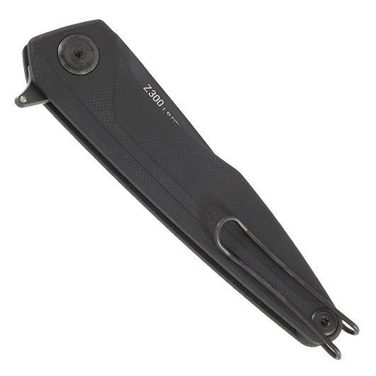 ANV Knives Einhandmesser Z300 G10 Sleipner Stahl schwarz inkl. Grtelclip Bild 5