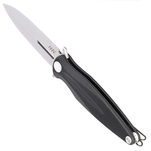 ANV Knives Einhandmesser Z400 BB G10 Sleipner Stahl schwarz/stonewash inkl. Grtelclip Bild 6