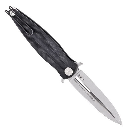 ANV Knives Einhandmesser Z400 BB G10 Sleipner Stahl schwarz/stonewash inkl. Grtelclip Bild 1