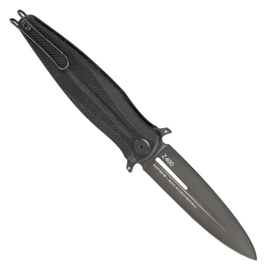 ANV Knives Einhandmesser Z400 BB G10 Sleipner Stahl schwarz inkl. Grtelclip Bild 1