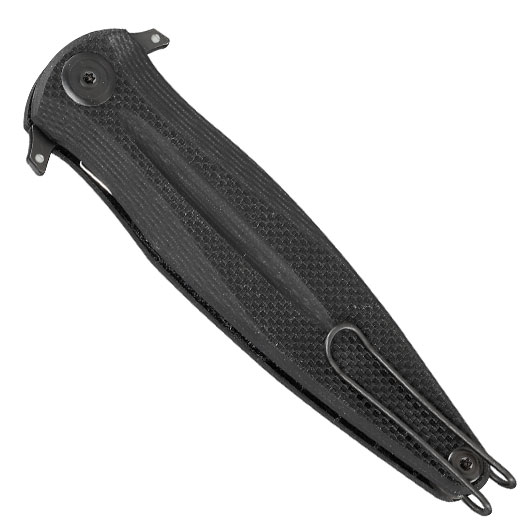 ANV Knives Einhandmesser Z400 BB G10 Sleipner Stahl schwarz inkl. Grtelclip Bild 5