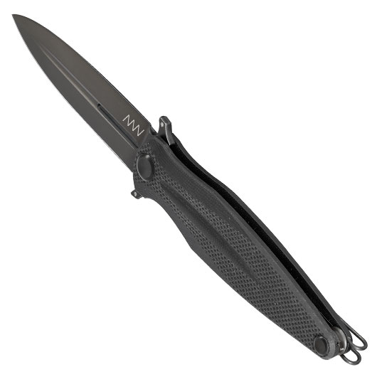 ANV Knives Einhandmesser Z400 BB G10 Sleipner Stahl schwarz inkl. Grtelclip Bild 6