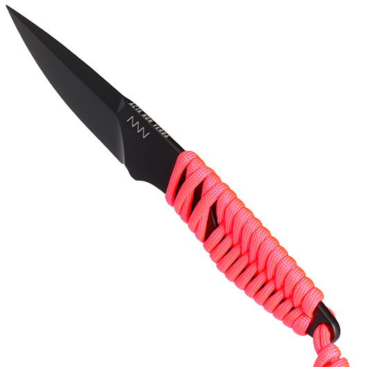 ANV Knives Neck Knife P100 Sleipner Stahl Cerakote schwarz/pink inkl. Kydex Scheide Bild 6