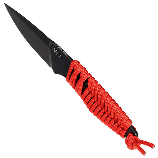 ANV Knives Neck Knife P100 Sleipner Stahl Cerakote schwarz/rot inkl. Kydex Scheide Bild 6