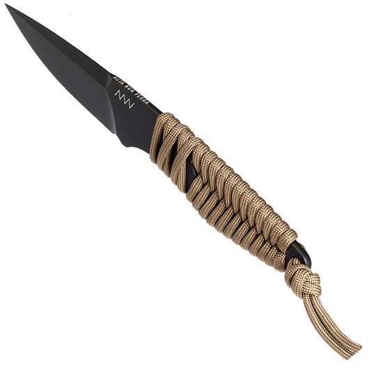 ANV Knives Neck Knife P100 Sleipner Stahl Cerakote schwarz/coyote inkl. Kydex Scheide Bild 6