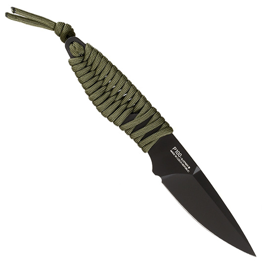 ANV Knives Neck Knife P100 Sleipner Stahl Cerakote schwarz/oliv inkl. Kydex Scheide Bild 1