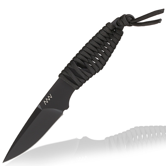 ANV Knives Neck Knife P100 Sleipner Stahl Cerakote schwarz inkl. Kydex Scheide
