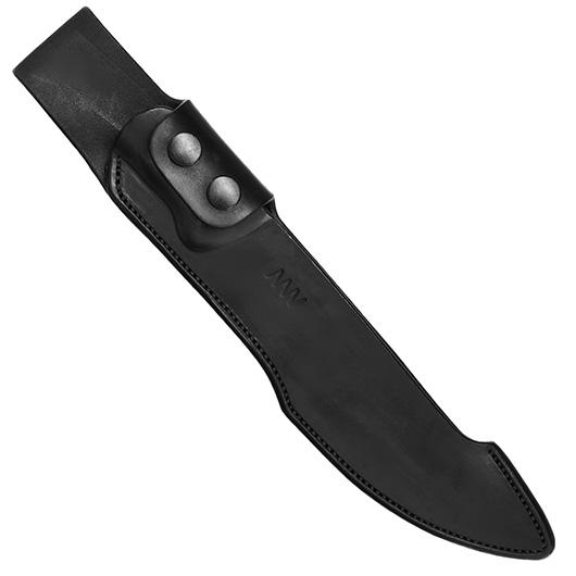 ANV Knives Outdoormesser P500 Sleipner Stahl stonewash inkl. Lederscheide Bild 5