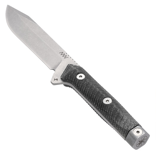 ANV Knives Outdoormesser M73 Kontos Sleipner Stahl Micarta Stonewash inkl. Kydexscheide Bild 2