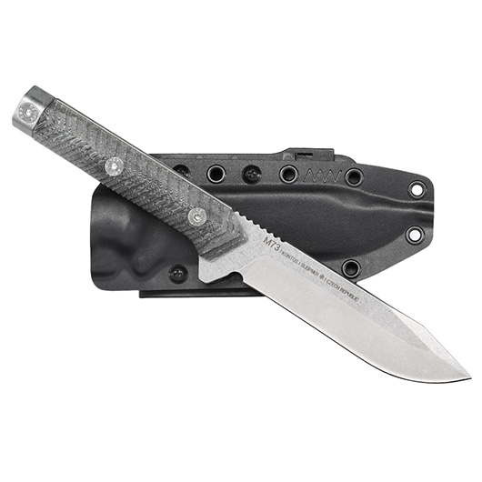 ANV Knives Outdoormesser M73 Kontos Sleipner Stahl Micarta Stonewash inkl. Kydexscheide Bild 3