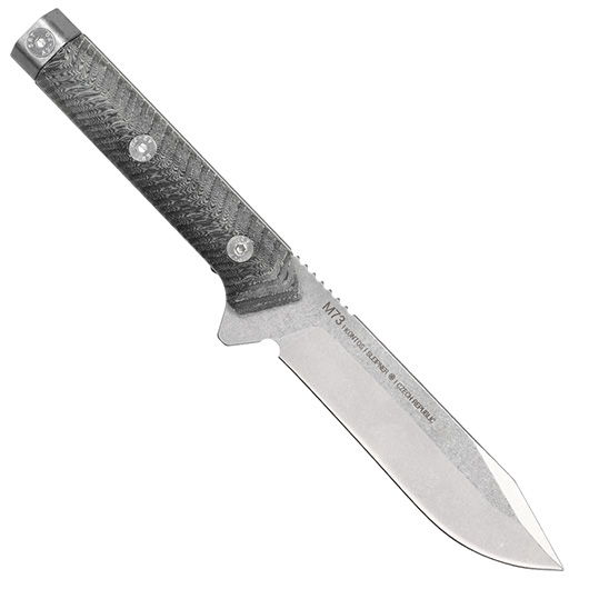 ANV Knives Outdoormesser M73 Kontos Sleipner Stahl Micarta Stonewash inkl. Kydexscheide Bild 6