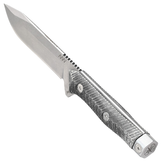 ANV Knives Outdoormesser M73 Kontos Sleipner Stahl Micarta Stonewash inkl. Kydexscheide Bild 8
