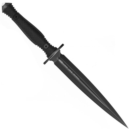 ANV Knives Dolch M500 Anthropoid Elmax Stahl schwarz inkl. Kydexscheide Bild 1