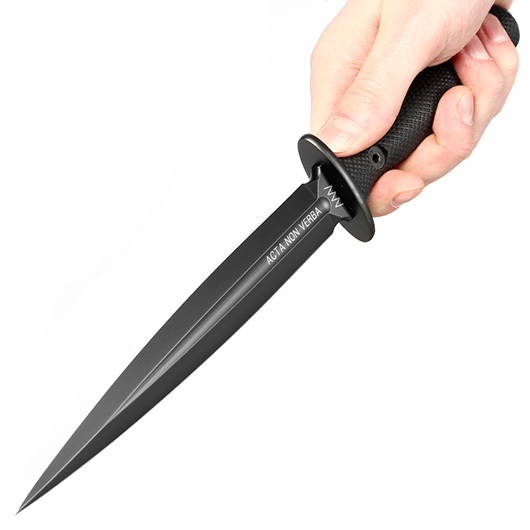 ANV Knives Dolch M500 Anthropoid Elmax Stahl schwarz inkl. Kydexscheide Bild 7