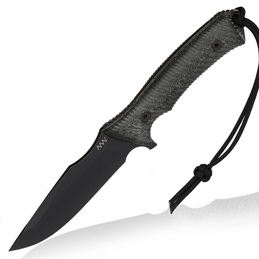ANV Knives Outdoormesser M311 Spelter Elmax Stahl Micarta schwarz inkl. Kydexscheide