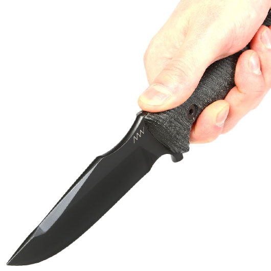ANV Knives Outdoormesser M311 Spelter Elmax Stahl Micarta schwarz inkl. Kydexscheide Bild 7