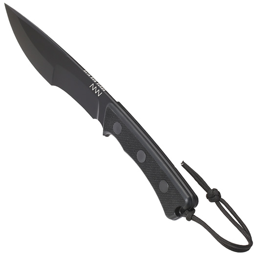 ANV Knives Outdoormesser P500 Sleipner Stahl Cerakote schwarz inkl. Lederscheide Bild 6