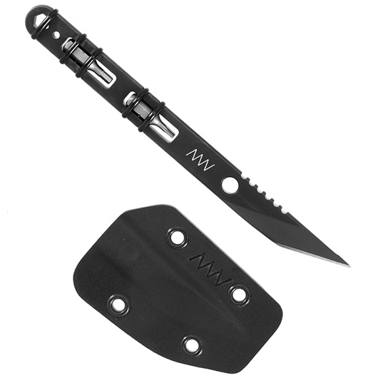 ANV Knives EDC Messer M050 CMS Elmax Stahl schwarz inkl. Kydexscheide, Bits Bild 5