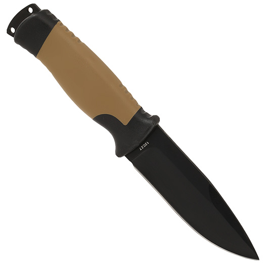 Bker Plus Outdoormesser Desertman schwarz/tan inkl. Kunststoffscheide Bild 1