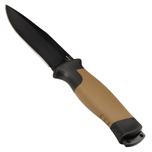 Bker Plus Outdoormesser Desertman schwarz/tan inkl. Kunststoffscheide Bild 2