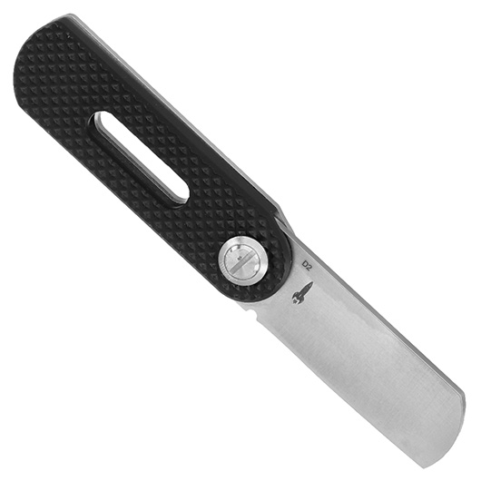 Bker Plus Taschenmesser Ovalmoon Swivel D2 Stahl silber/schwarz Bild 1