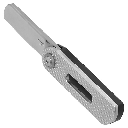 Bker Plus Taschenmesser Ovalmoon Swivel D2 Stahl silber/schwarz Bild 8