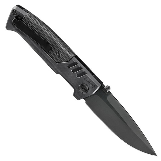 Walther Einhandmesser PDP D2 Stahl schwarz inkl. Grtelclip Bild 2
