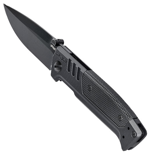 Walther Einhandmesser PDP D2 Stahl schwarz inkl. Grtelclip Bild 7