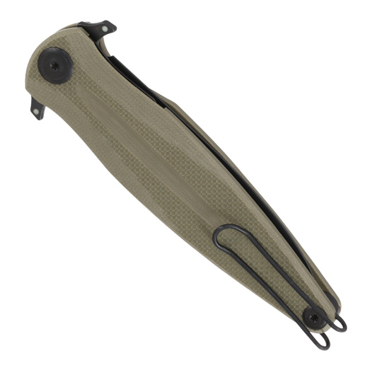 ANV Knives Einhandmesser Z400 BB G10 Sleipner Stahl oliv inkl. Grtelclip Bild 5
