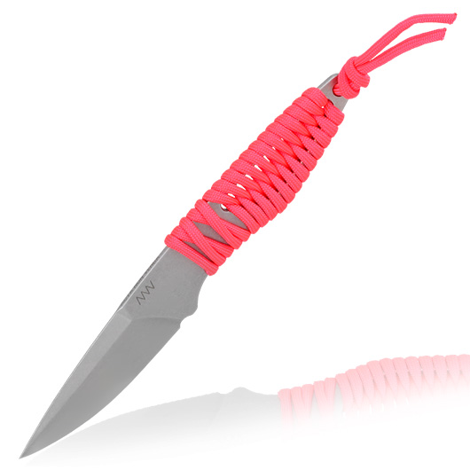 ANV Knives Neck Knife P100 Sleipner Stahl pink/stonewash inkl. Kydex Scheide