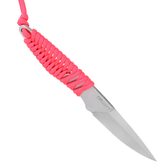 ANV Knives Neck Knife P100 Sleipner Stahl pink/stonewash inkl. Kydex Scheide Bild 1