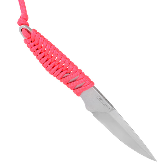 ANV Knives Neck Knife P100 Sleipner Stahl pink/stonewash inkl. Kydex Scheide Bild 1