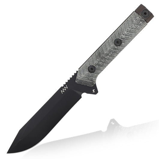 ANV Knives Outdoormesser M73 Kontos Sleipner Stahl Cerakote schwarz inkl. Kydexscheide