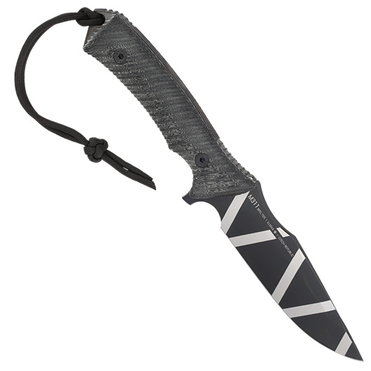 ANV Knives Outdoormesser M311 Spelter Elmax Stahl Micarta schwarz/camo inkl. Kydexscheide Bild 1