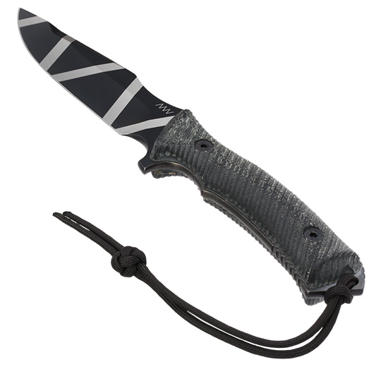 ANV Knives Outdoormesser M311 Spelter Elmax Stahl Micarta schwarz/camo inkl. Kydexscheide Bild 2