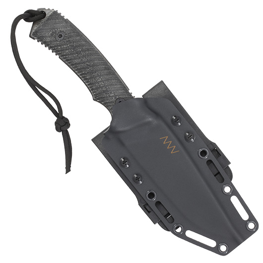 ANV Knives Outdoormesser M311 Spelter Elmax Stahl Micarta schwarz/camo inkl. Kydexscheide Bild 4