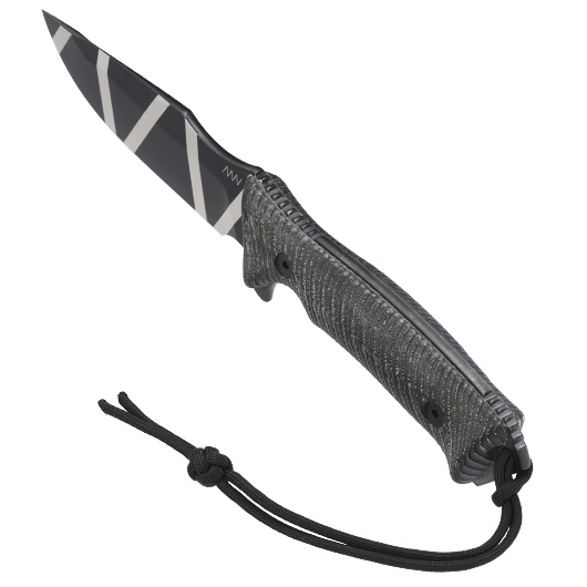 ANV Knives Outdoormesser M311 Spelter Elmax Stahl Micarta schwarz/camo inkl. Kydexscheide Bild 6