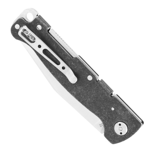Bker Plus Taschenmesser Atlas Backlock Clippoint D2 Stahl schwarz inkl. Grtelclip Bild 5