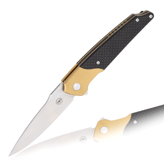 Amare Knives Einhandmesser Pocket Peak gold inkl. Gürtelclip kaufen