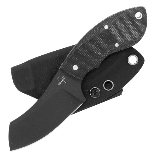 Bker Plus Outdoormesser Rhino all black Copper inkl. Kydexscheide Bild 3