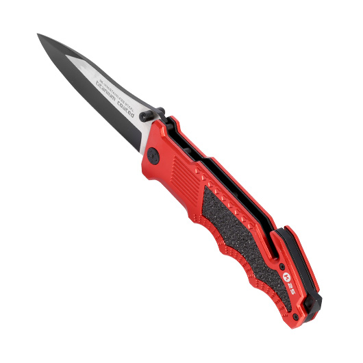 K25 Rettungsmesser II rot inkl. Gurtschneider, Glasbrecher und Grteltasche Bild 8