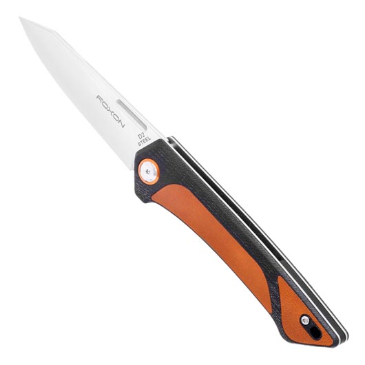 Roxon Taschenmesser K2 Excellence Leather schwarz/braun inkl. Grtelclip und Lederetui Bild 8