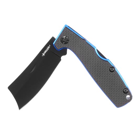 Haller Taschenmesser Carbonfiber II blau inkl. Grtelclip Bild 3