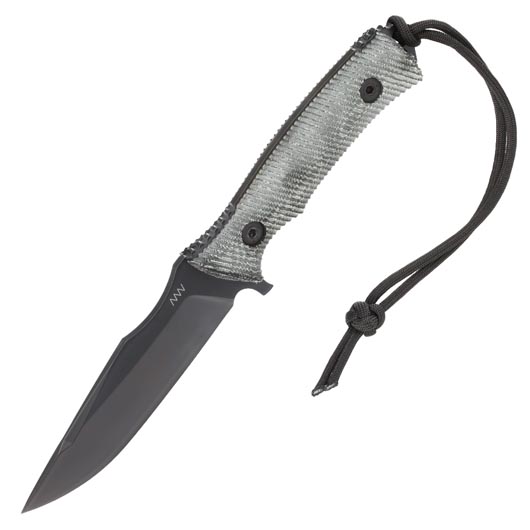 ANV Knives Outdoormesser M311 Comp Elmax Stahl Micarta schwarz inkl. Kydexscheide