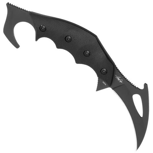 Magnum Karambitmesser Carnifex schwarz inkl. Kydexscheide Bild 1