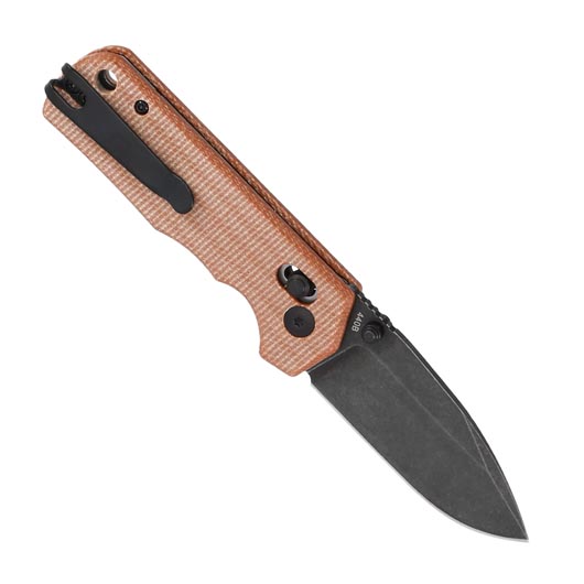 Magnum Einhandmesser Rockstub Brown Micarta inkl. Grtelclip Bild 1