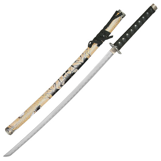 Tole 10 Imperial Schwertset Asia Design 3-teilig wei inkl. Stnder Bild 1