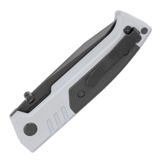 Walther Einhandmesser PDP Tanto D2-Stahl Tungsten Gray/schwarz inkl. Grtelclip Bild 5