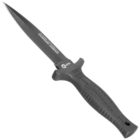 K25 Stiefelmesser Tactical II titanbeschichtet schwarz inkl. Nylon-Grtelscheide Bild 2